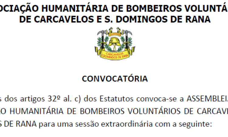 Convocatória Assembleia 20-02-2025