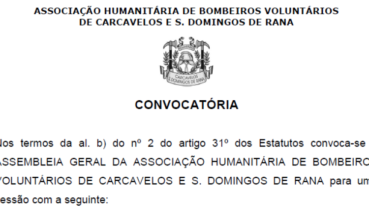 Convocatória Assembleia 3-12-2025