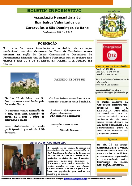 Boletim Informativo nº 5 / 2013